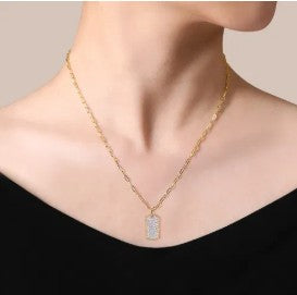 14k necklace & diamond