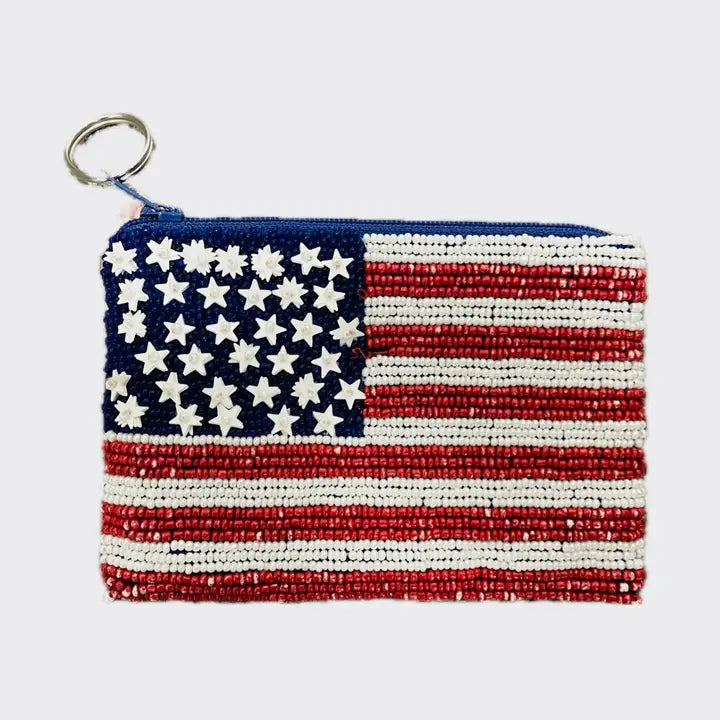 USA Flag Coin Purse