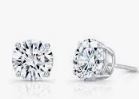 14k earrrings & diamond