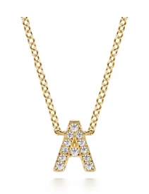 14k necklace &amp; diamond