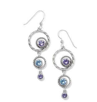 Halo Radiance French Wire Earrings