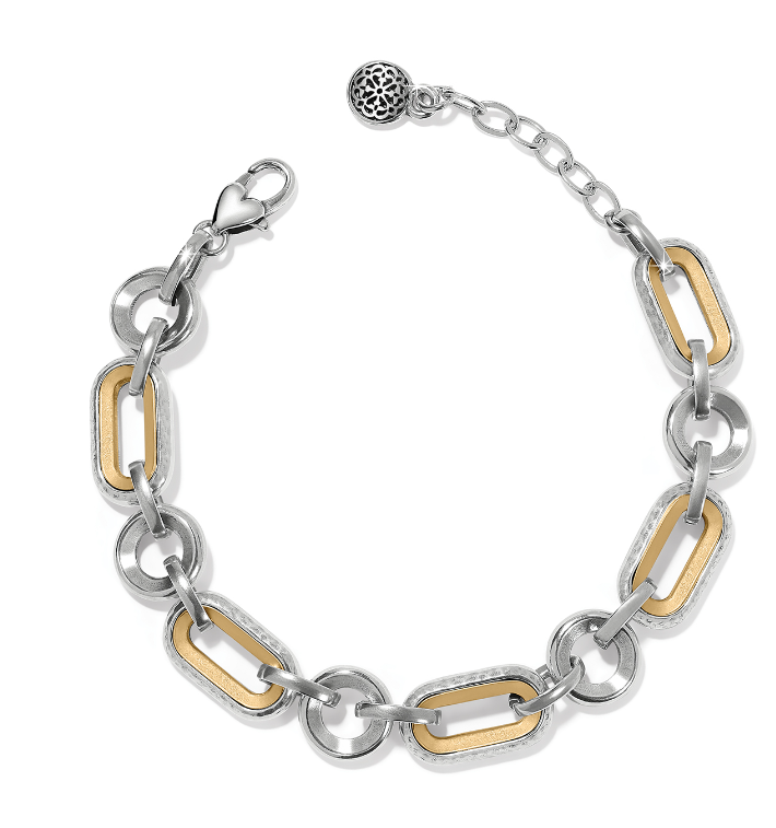 Medici Two Tone Link Bracelet