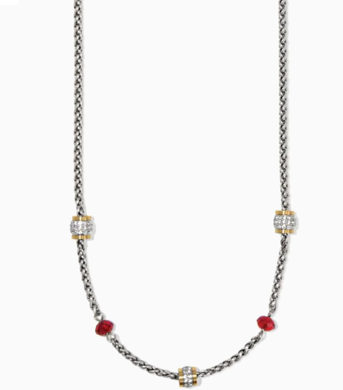 Meridian Red Short Necklace