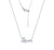 Love's Keepsake Charm Necklace- White