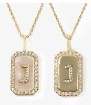 Love Letters Double Sided Mother-of-Pearl Initial Pendant Necklace