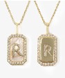 Love Letters Double Sided Mother-of-Pearl Initial Pendant Necklace