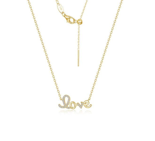 Love&#39;s Keepsake Charm Necklace -Yellow