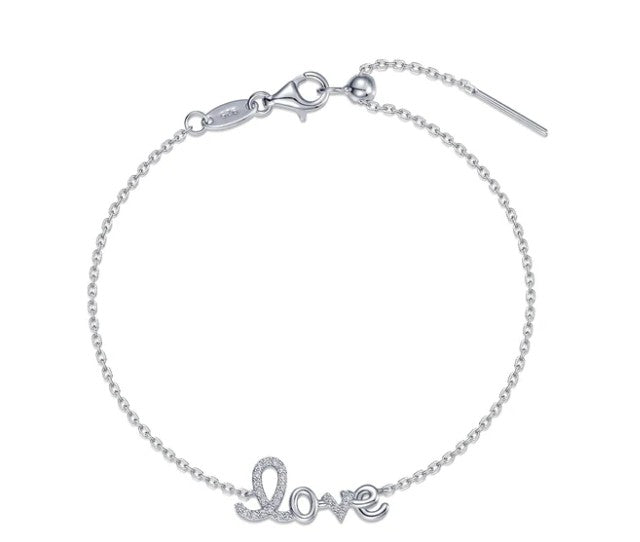 Love's Keepsake Charm Bracelet- WHITE