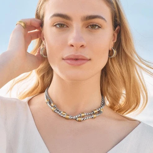 Meridian Geo Necklace by Brighton