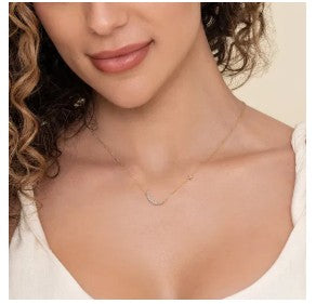14k necklace & diamond