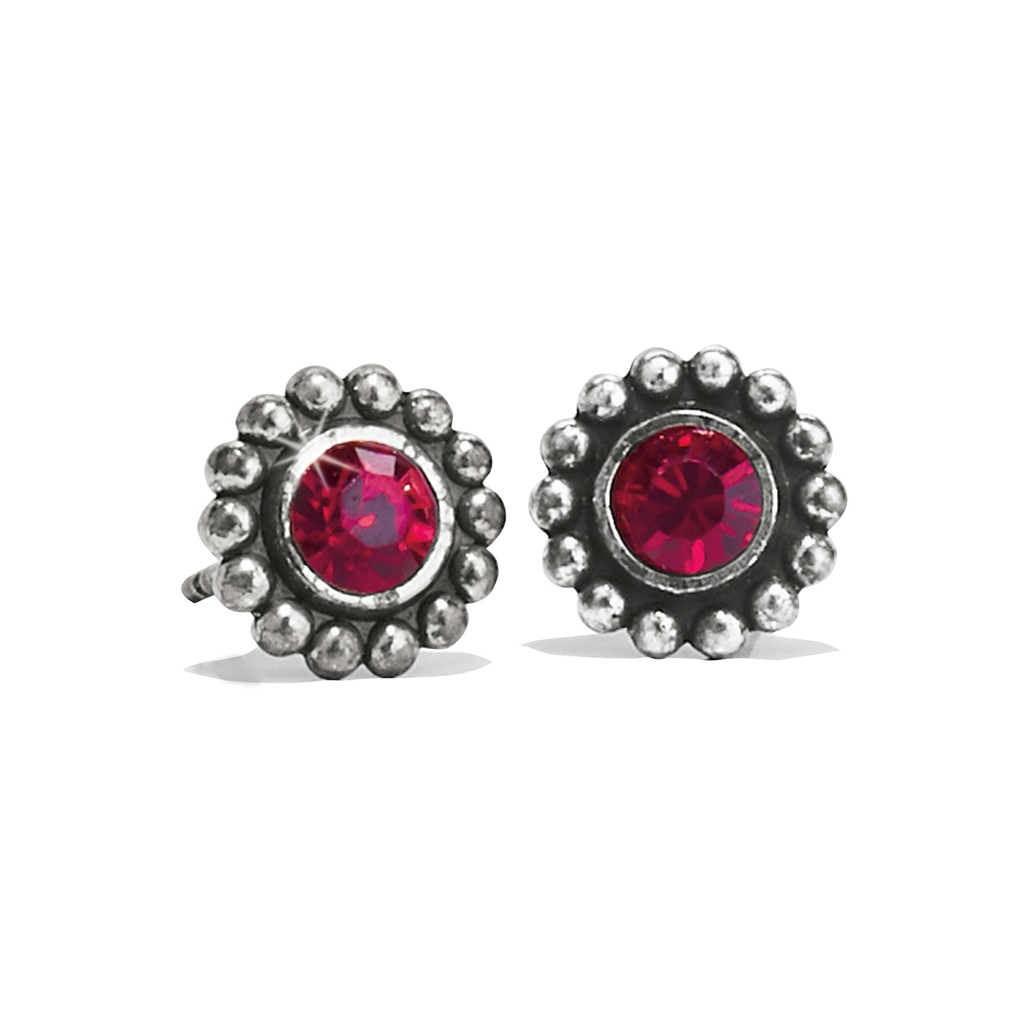 Garnet Twinkle Mini Post Earrings-January