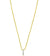 14K Mini Diamond I Initial