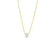14K Mini Diamond B Initial