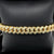 10k Yellow Gold Cuban Link 8 Inch Bracelet G-H Vs2 10ctw 57 Grams