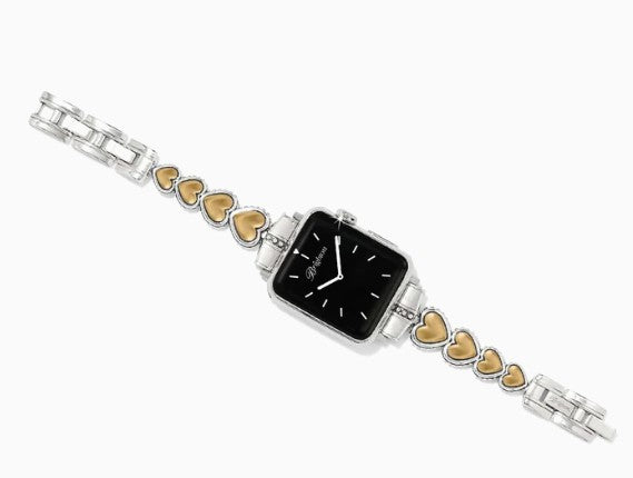 Pretty Tough Two Tone Heart Watch Band Style by Brighton