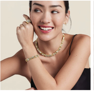 One Love Golden Link Bracelet