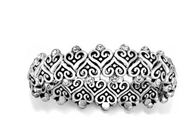 Alcazar Heart Stretch Bracelet