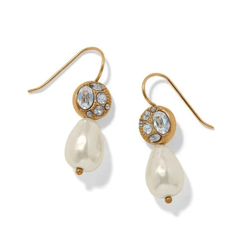 Trust Your Journey Petite Pearl French Wire Earrings by Brighton