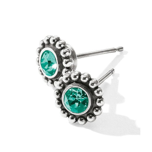 Emerald Twinkle Mini Post Earrings by Brighton