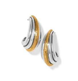 Ferrara Deco Large Hoop Earrings