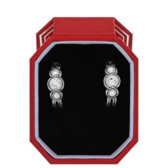 Infinity Sparkle Hoop Earrings Gift Box