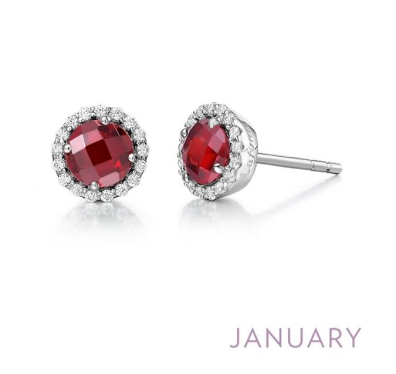 January Birthstone Earrings