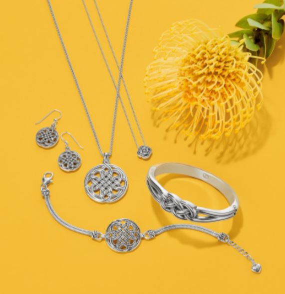 Interlok Medallion French Wire Earrings From the Interlok Collection