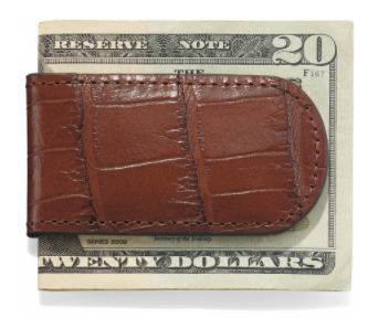 Croco Money Clip