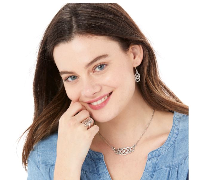 Interlok Braid Collar Necklace By Brighton