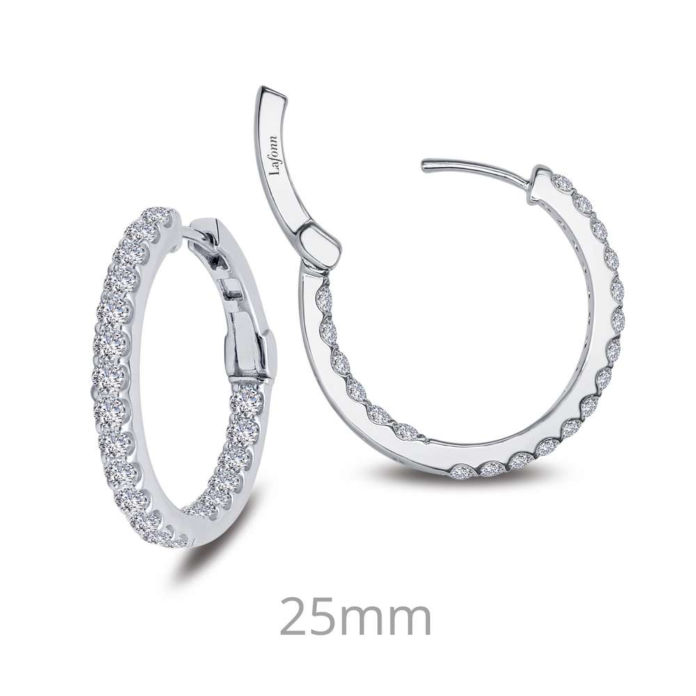 Lafonn Sterling Hoop Earrings