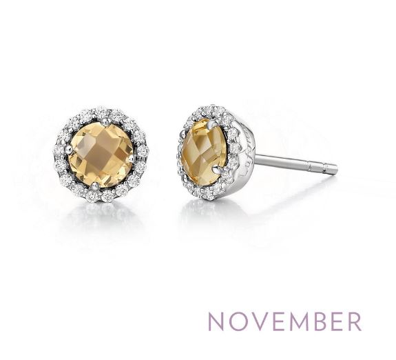 November Birthstone Earrings