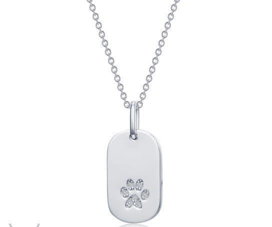 Paw Print Necklace