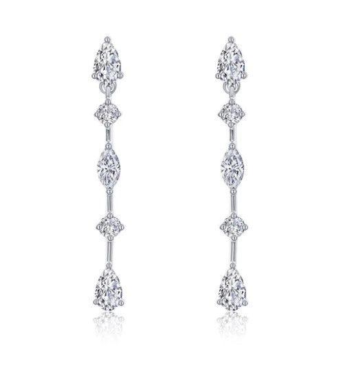 Exquisite Linear Drop Earrings