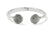 Silver Shells Hinged Bangle