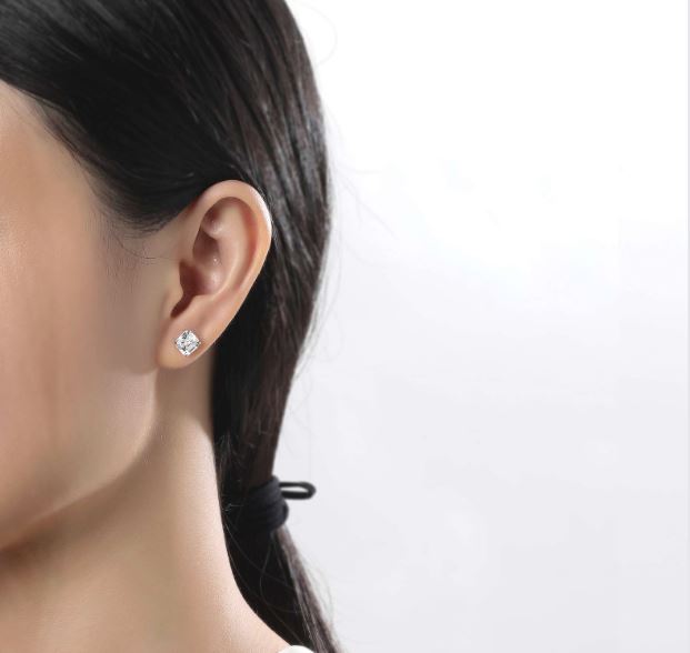 3.92 CTW Stud Earrings