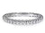 14K White Gold Beaded Ball Stackable Wedding Band