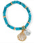 Calypso Shell Heishi Stretch Bracelet