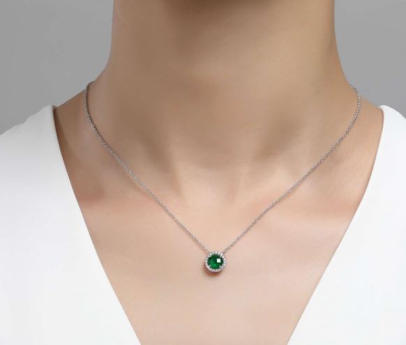 May Birthstone Necklace