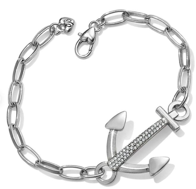 Nautical Anchor Coastline Link Bracelet by Brighton