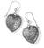 Romanza Heart French Wire Earrings