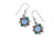 Elora Gems Flower French Wire Earrings