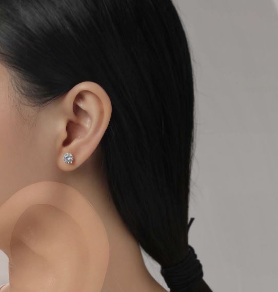 2.0 CTW Stud Earrings
