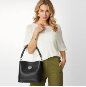 Noelle Cross Body Bucket Bag