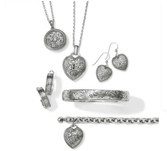 Romanza Heart French Wire Earrings