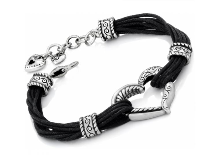 Heritage Heart Bracelet - Black