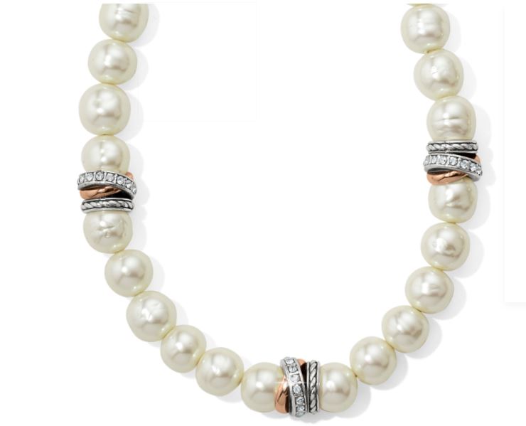 Neptune&#39;s Rings Pearl Short Necklace