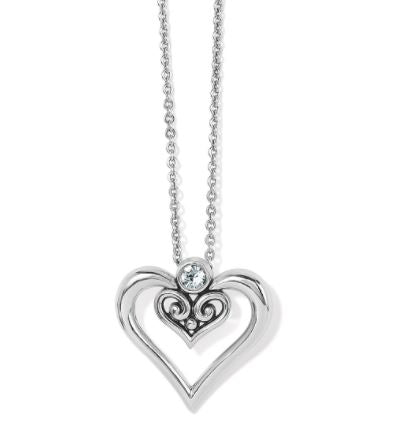 Alcazar Duet Heart Necklace