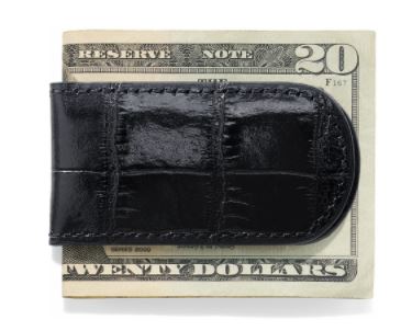Croco Money Clip