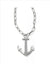 Coastline Reversible  Anchor Link Necklace