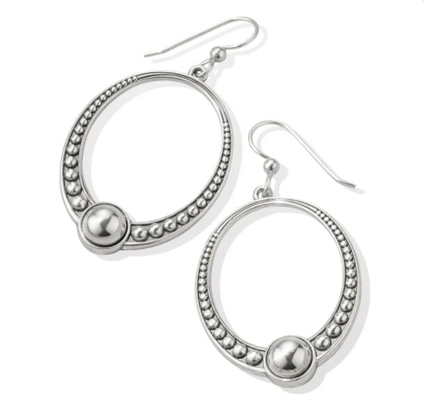 Pretty Tough Oval French Wire Earrings